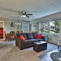 The Snowshed Steps at Mt Green: Walk-to-Lifts Killington Condo w/ Pools, AC, Fireplace & Shuttle!