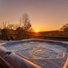 RoundTop Chalet | Hot Tub, Fire Pit & Mountain Views near Killington & Okemo